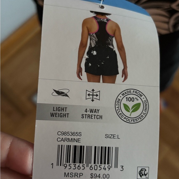 ZeroXposur Black and Pink Tankini Top - Picture 4 of 6